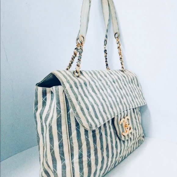 Rare Chanel single flap xxl Jumbo handbag - Picture 5 of 8